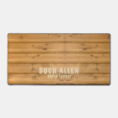 Leuk Hout / Westerne look Naam en titel Bureaumat (Voorkant)