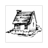 Leuk Huis Rubber Stamp Rubberstempel (Afrduk)