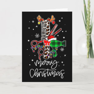 Leuk hulpmiddel kapper Kappers Merry Christmas Kap Kaart