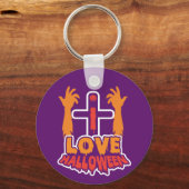 Leuk, ik hou van Halloween Sleutelhanger (Voorkant)