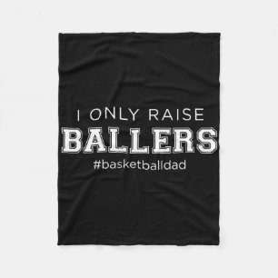 Leuk Ik Voed Alleen Byllers Vader Bysketbyll Sport Fleece Deken