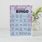 Leuk & Interactief Vrijgezellenfeest Bingo Kaart s (Staand voorkant)