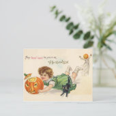 Leuk  Jack O' Lantern Halloween Veel succes Briefkaart (Staand voorkant)