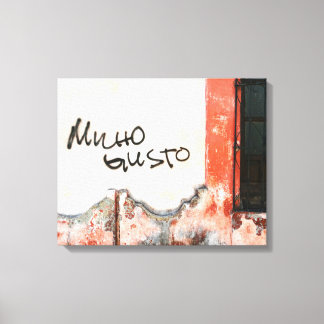 Leuk je te ontmoeten canvas afdruk