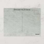 Leuk je te ontmoeten op de golfbaan Vakantie vier Briefkaart (Achterkant)