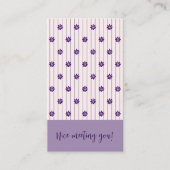 Leuk je te ontmoeten! Verbind met ons! sociaal Visitekaartje (Voorkant)