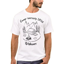Leuk  Jubileum Camping Trip T-shirt