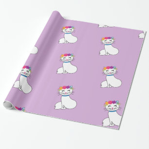 leuk katten verpakkend document cadeaupapier