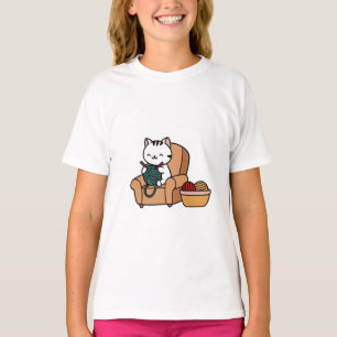 Leuk kattenontwerp Katten liefhebbers design T-shirt
