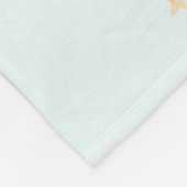 Leuk kerst dieren patroon fleece deken (Hoek)