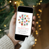 Leuk Kerst Katten Vakantie Party Kaart