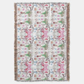 Leuk Kerstmis Sprookje Hand geschilderd Deken (Voorkant Verticaal)