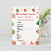 Leuk kerstspel - niet bewerkbaar - kaart (Staand voorkant)