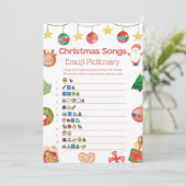 Leuk kerstspel - niet bewerkbaar - kaart (Staand voorkant)