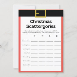 Leuk kerstspel - niet bewerkbaar - kaart