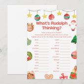 Leuk kerstspel - niet bewerkbaar - kaart (Voorkant / Achterkant)