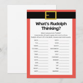 Leuk kerstspel - niet bewerkbaar - kaart (Voorkant / Achterkant)