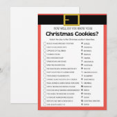 Leuk kerstspel - niet bewerkbaar - kaart (Voorkant / Achterkant)