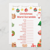 Leuk kerstspel - niet bewerkbaar - kaart (Voorkant / Achterkant)