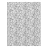 Leuk keukengerei zwart wit tafelkleed (Voorkant)