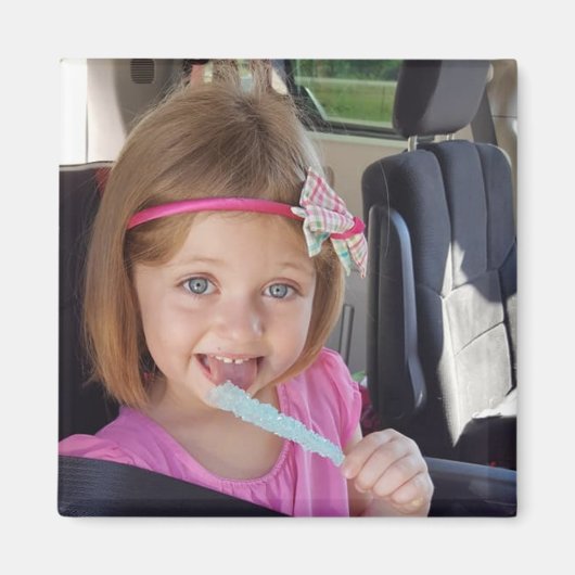 Leuk kind foto Gepersonaliseerd magneet (Voorkant)