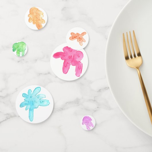 Leuk kind slijm verjaardagsfeestje confetti (Groep)