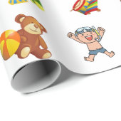 Leuk Kinder Spelen Cadeaupapier (Rol Hoek)