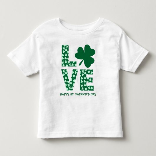 Leuk Klaverblad Kind St. Patrick's Day Kinder Shirts (Voorkant)