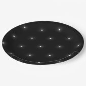 Leuk klein kleurrijk hartje papieren bordje (Gekanteld)