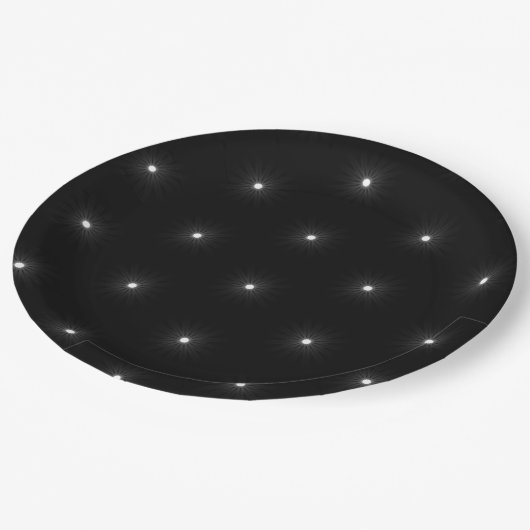 Leuk klein kleurrijk hartje papieren bordje (Gekanteld)