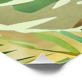 Leuk klein Oerwoud Leeuw Verjaardag Perfect Poster (Hoek)