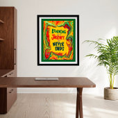 Leuk Kleurrijk Abstract Leren Journey Classroom Poster