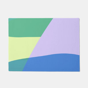 Leuk Kleurrijk Capricieus Modern Abstract Art. Deurmat