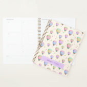 Leuk kleurrijk heteluchtballonpatroon planner (Display)
