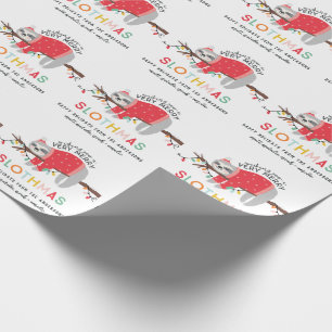 leuk , kleurrijk kerstfeest cadeaupapier
