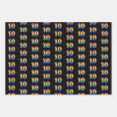 Leuk, kleurrijk, Rainbow Spectrum Patroon 10 Event Inpakpapier Vel (Voorkant)