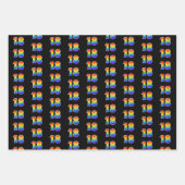 Leuk, kleurrijk, Rainbow Spectrum Patroon 18 Event Inpakpapier Vel (Voorkant)