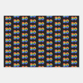 Leuk, kleurrijk, Rainbow Spectrum Patroon 30 Event Inpakpapier Vel (Voorkant)