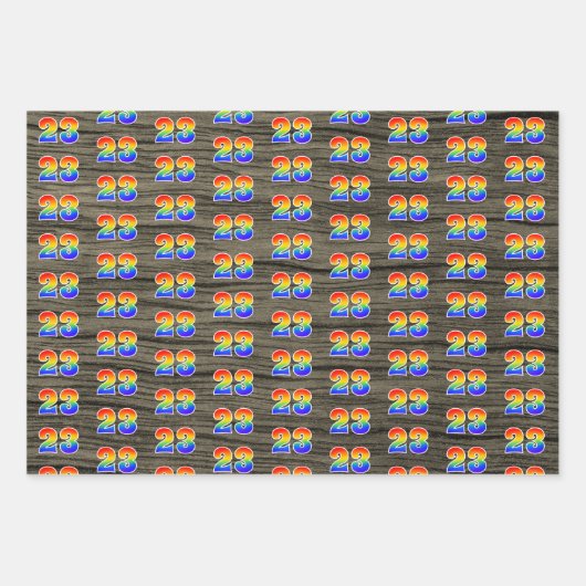 Leuk, kleurrijk, Rainbow Spectrum Pattern 23 Event Inpakpapier Vel (Voorkant 2)