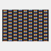 Leuk, kleurrijk, Rainbow Spectrum Pattern 23 Event Inpakpapier Vel (Voorkant)