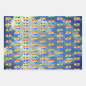 Leuk, kleurrijk, Rainbow Spectrum Pattern 43 Event Inpakpapier Vel (Voorkant 3)