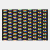 Leuk, kleurrijk, Rainbow Spectrum Pattern 46 Event Inpakpapier Vel (Voorkant)