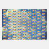 Leuk, kleurrijk, Rainbow Spectrum Pattern 51 Event Inpakpapier Vel (Voorkant 3)