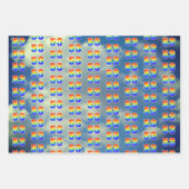 Leuk, kleurrijk, Rainbow Spectrum Pattern 53 Event Inpakpapier Vel (Voorkant 3)