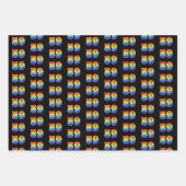 Leuk, kleurrijk, Rainbow Spectrum Pattern 59 Event Inpakpapier Vel (Voorkant)