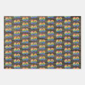 Leuk, kleurrijk, Rainbow Spectrum Pattern 60 Event Inpakpapier Vel (Voorkant 2)