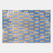 Leuk, kleurrijk, Rainbow Spectrum Pattern 62 Event Inpakpapier Vel (Voorkant 3)