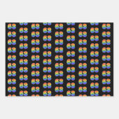 Leuk, kleurrijk, Rainbow Spectrum Pattern 63 Event Inpakpapier Vel (Voorkant)