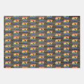 Leuk, kleurrijk, Rainbow Spectrum Pattern 67 Event Inpakpapier Vel (Voorkant 2)