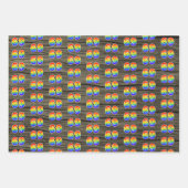 Leuk, kleurrijk, Rainbow Spectrum Pattern 69 Event Inpakpapier Vel (Voorkant 2)
